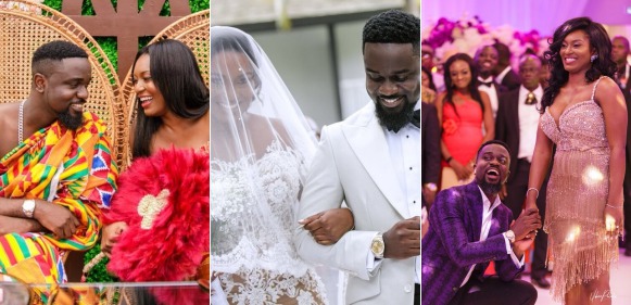 Official wedding photos of Sarkodie and Tracy released