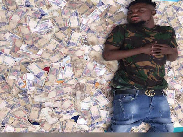 'Calling me a ritualist hurts me' - Freeman Obg Owoboy who went viral for flaunting wads of cash