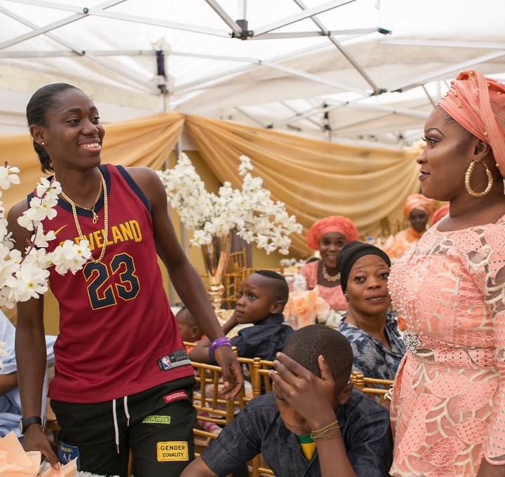 Photos From Super Falcons' star, Asisat Oshoala's House Warming Party