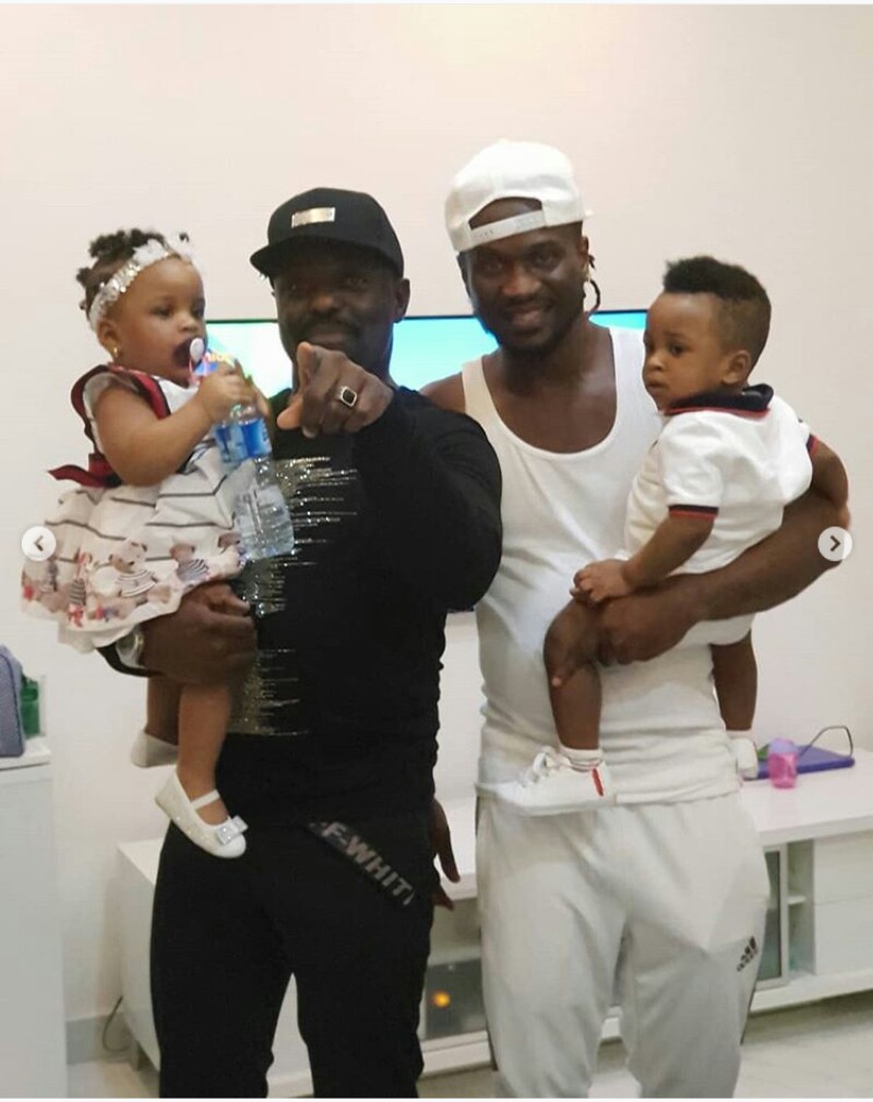 Jim Iyke, Tobi, Miracle, Timaya, & Phyno Storm Paul Okoye's Twins' 1st Birthday Party (Photos)