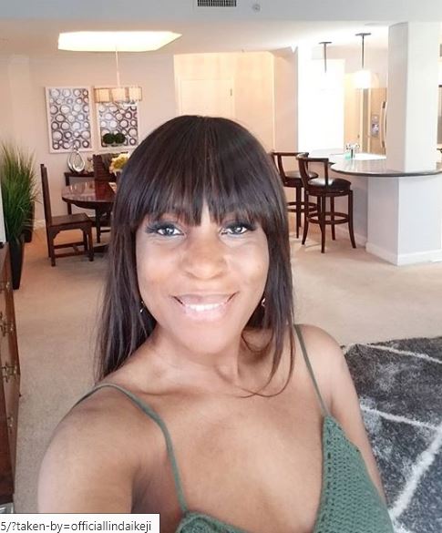 Linda Ikeji arrives Atlanta for birth of her son (Photos)