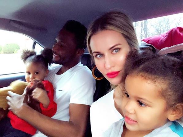 Mikel Obi's girlfriend, Olga denies allegation about him not helping his family