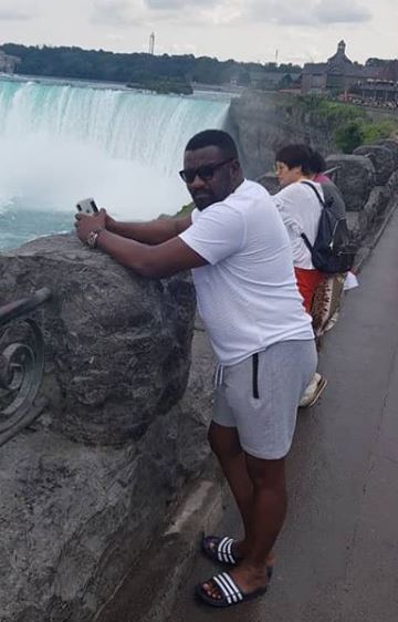 Fans worried about John Dumelo pot belly and weight gain after marriage (Photos)