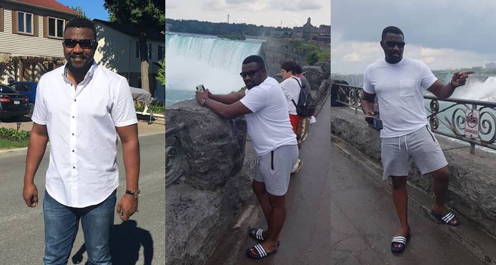 Fans worried about John Dumelo pot belly and weight gain after marriage (Photos)