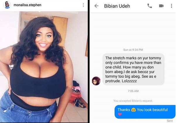Nigerian lady cries out after being body-shamed by another woman (Photos)