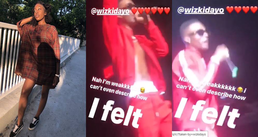 Lady gushes over Wizkid's performance in the US, he replies (Video)