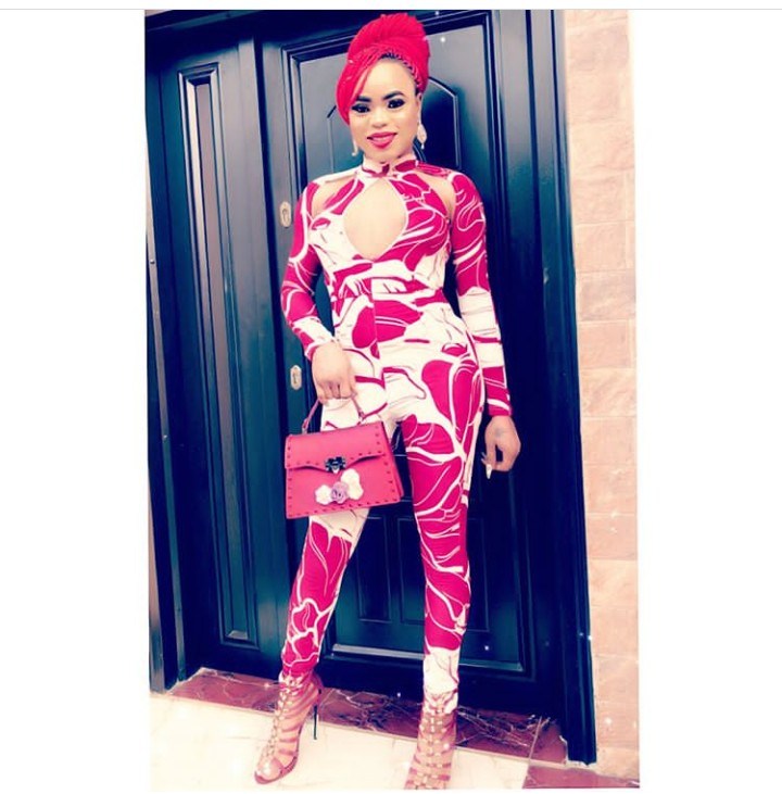 Bobrisky looking feminine, as he stuns in fabulous red outfit (Photos)