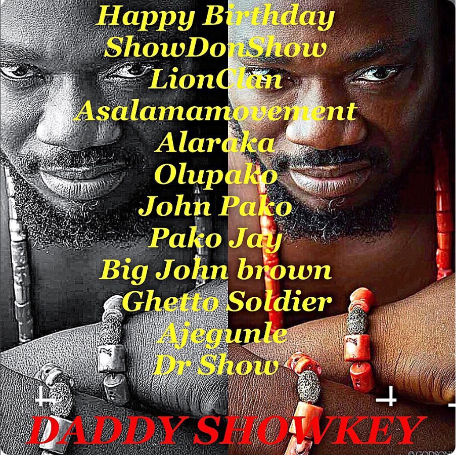 Daddy Showkey Celebrates Birthday With Throwback Photos