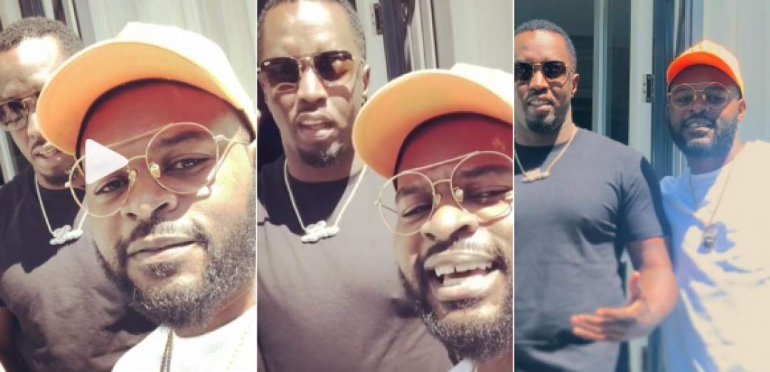 Falz Pictured In California With Diddy