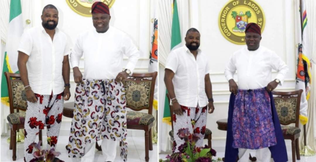 Governor Ambode Endorses Kunle Afoyalan's Kembe Pants (Photos)