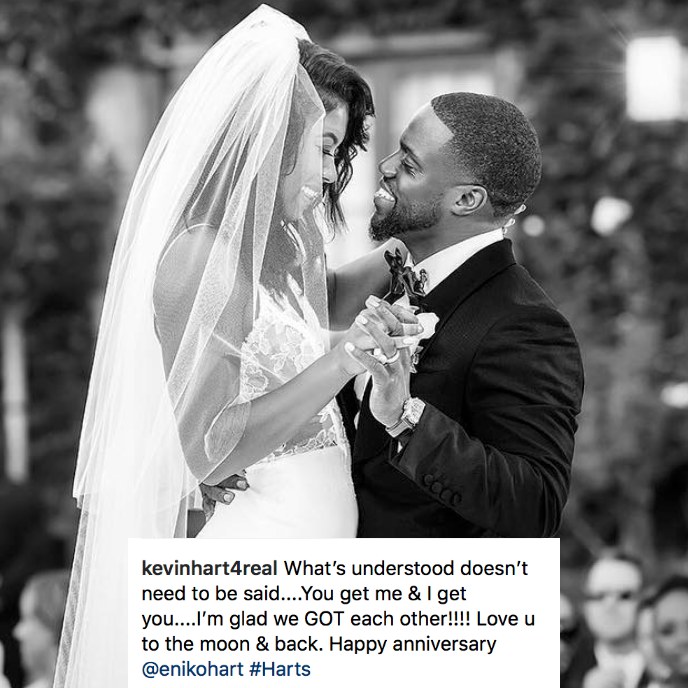 Kevin Hart and Eniko Parrish celebrate second wedding anniversary