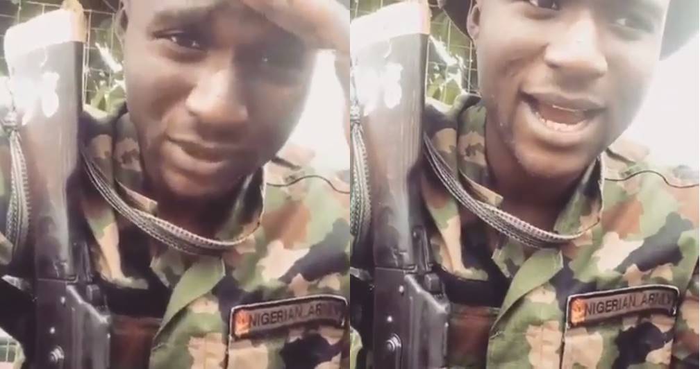 'Get your PVC. Come 2019, no old ass gon rule us anymore' - Nigerian soldier laments in viral video