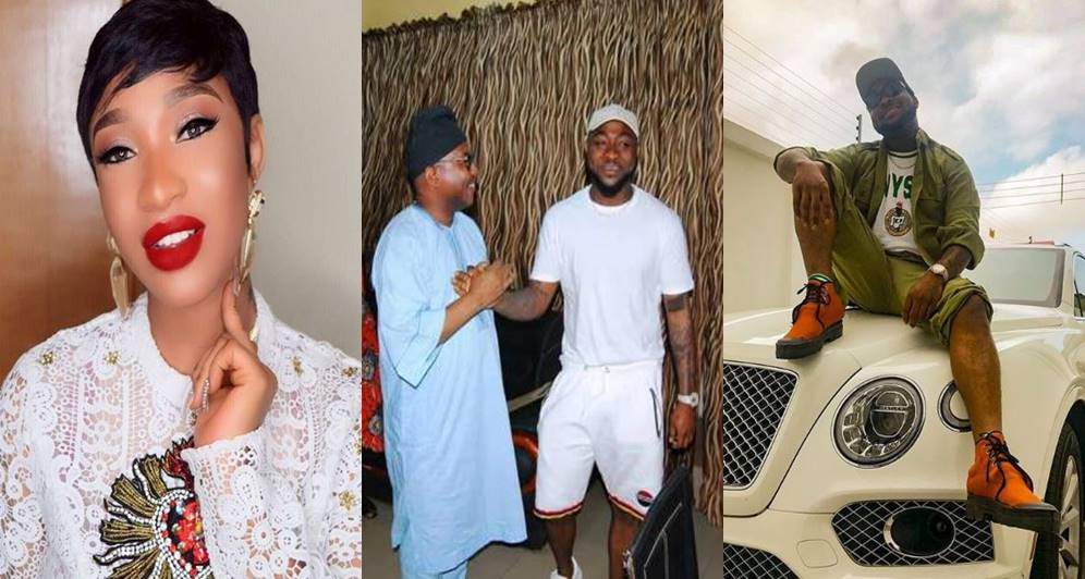 Tonto Dikeh reacts to Davido registering for NYSC