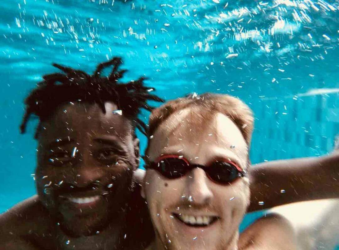 Bisi Alimi and his husband arrive Lagos for holiday (photos)