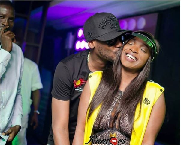2Baba And Annie Idibia Get Romantic In Public (Photo)