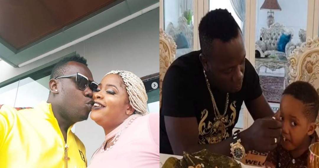 Duncan Mighty shares video of himself feeding his son amidst 'wife battering' controversy