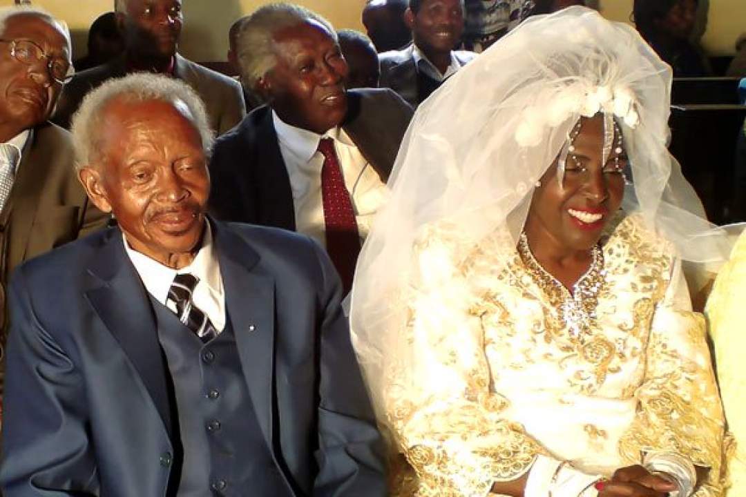 Woman weds for the first time at age 60 to a 78-year-old widower