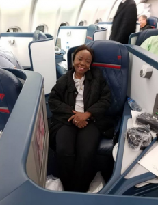 Linda Ikeji arrives Atlanta for birth of her son (Photos)