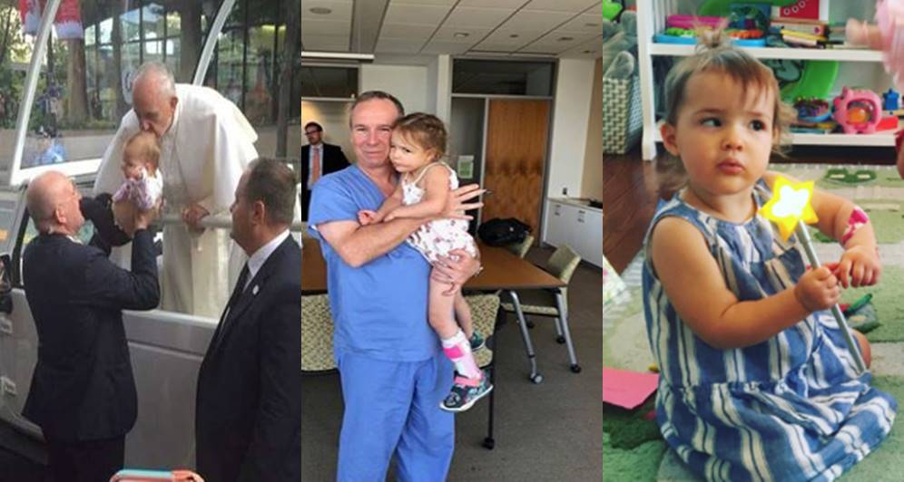 Kiss Of Life: Baby Kissed By Pope Francis, Defies Odds To Beat Brain Tumor (Photos)