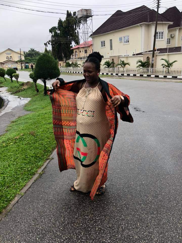 After Five Failed Attempts, Nigerian Lady Disguises As A Pregnant Woman To Get Her PVC Fast (Video)