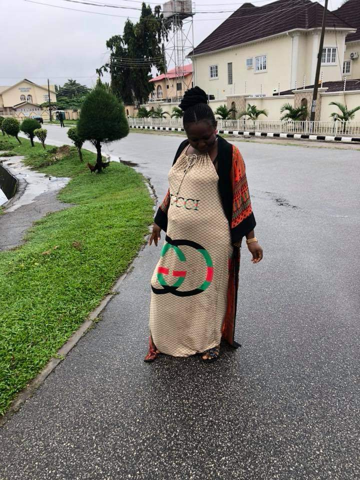 After Five Failed Attempts, Nigerian Lady Disguises As A Pregnant Woman To Get Her PVC Fast (Video)