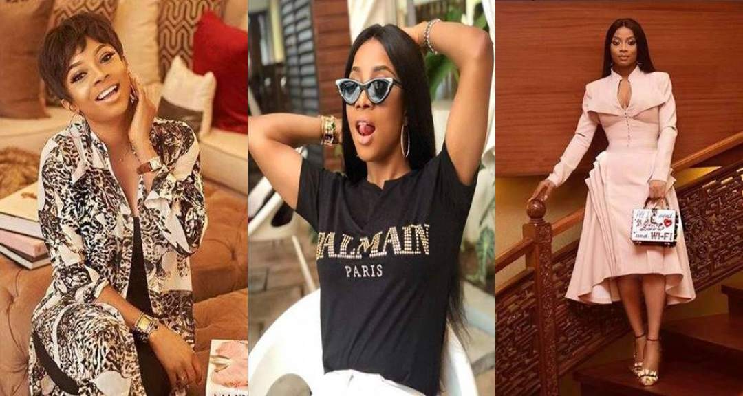 'Find you a man who looks at you like magic' - Toke Makinwa advises ladies