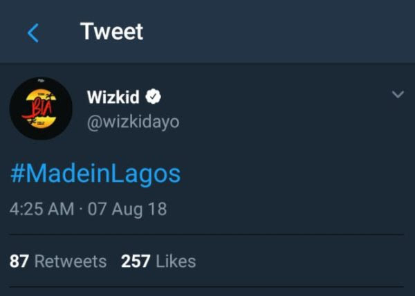 Wizkid Teases Fans With Release Date For 'Made In Lagos' Album