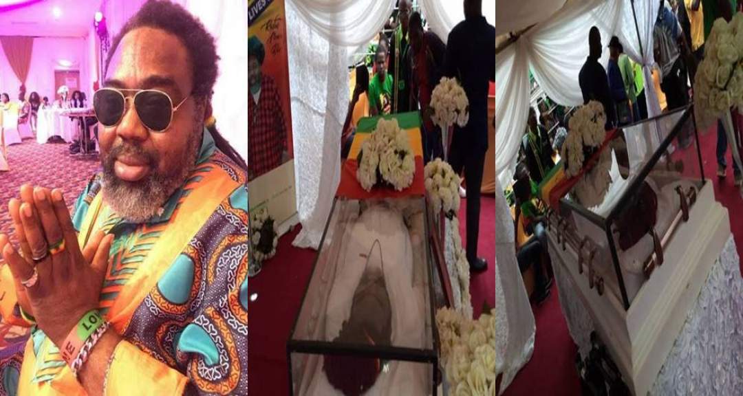 First photos from Ras Kimono's lying-in-state service in Lagos