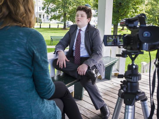 14-year-old boy running for Governor of Vermont, United States (Photos)