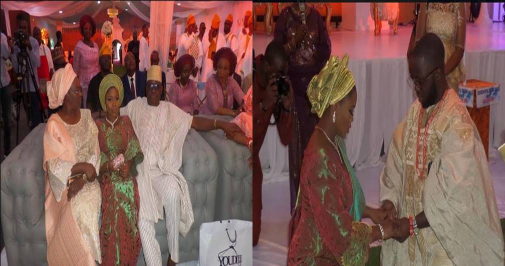 Photos from Governor Ayo Fayose's daughter wedding to Odunlade Royal Family