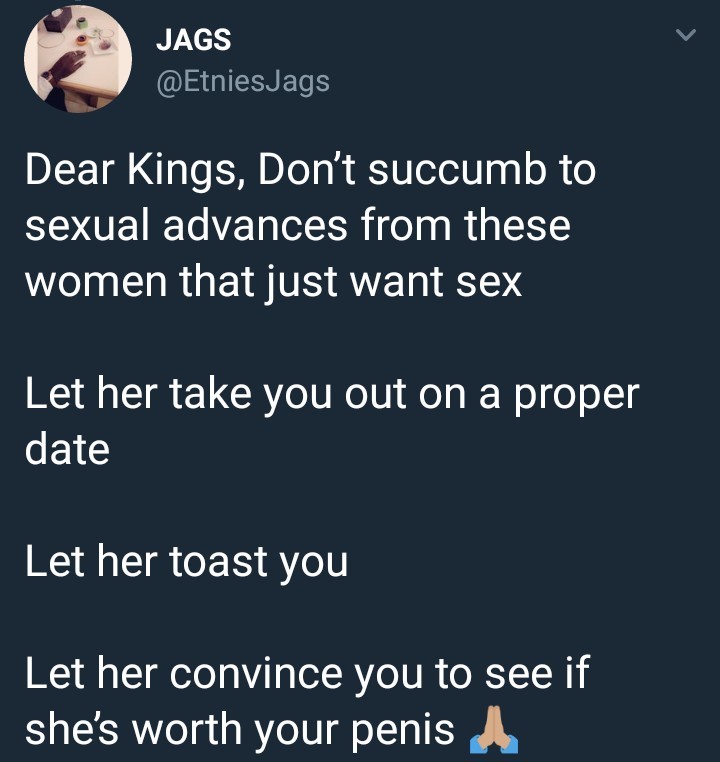 Nigerian man says women are perverts who feel entitled to sex when they're horny