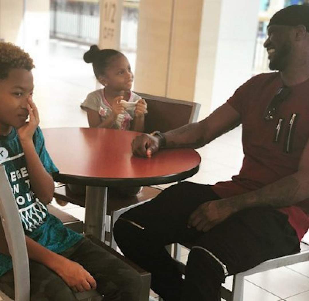 Peter Okoye Shares Lovely Photos With His Adorable Kids