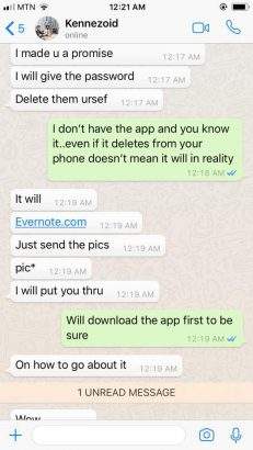 Nigerian man apologizes after being called out for trying to blackmail a lady with her n*des