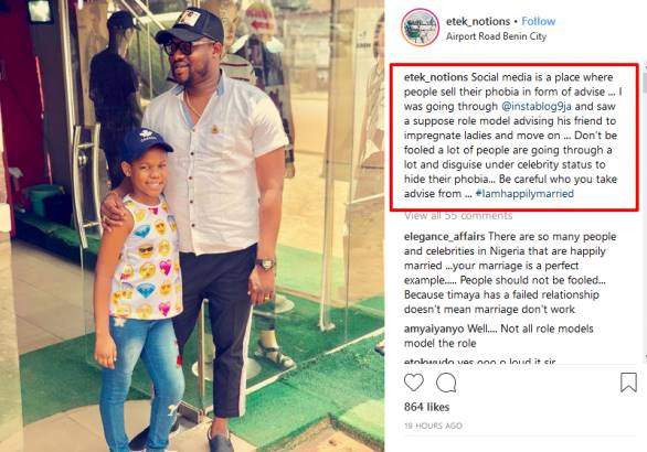 'Stop beating your wife,' - Timaya blasts man who frowned at his 'marriage doesn't work' assertion