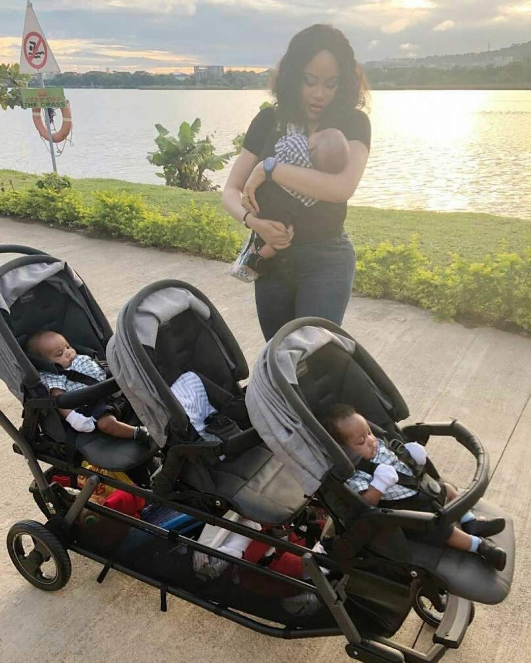 'God bless the day I found you' - FFK tells his wife Precious as he shares adorable photos of her with their sons