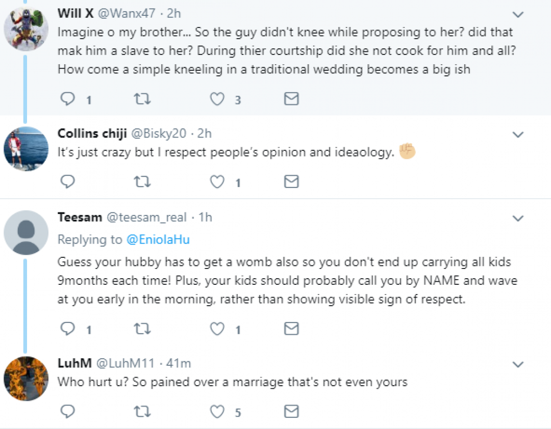 Canada based Nigerian feminist narrates how she avoided kneeling for husband during traditional marriage