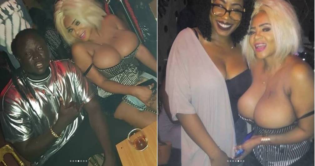 Cossy Orjiakor flaunts her jaw-dropping b00bs at a party (Photos)