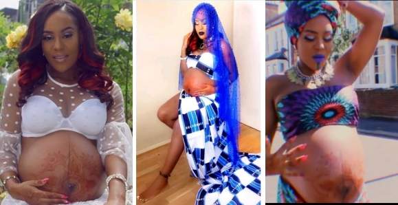 Emma Nyra Releases Maternity Photos After Birth Of Her Twins (Photos+Videos)
