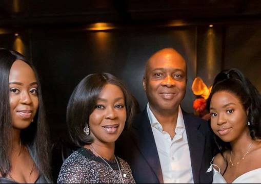 Beautiful family photos of Senate President Bukola Saraki, his wife, and their daughters