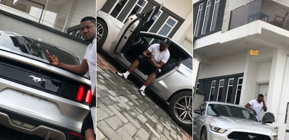 Rapper, CDQ, acquires a new Ford Mustang ride...
