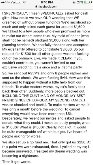 Bride disowns family and cancels her wedding 4 days before; her reason will shock readers