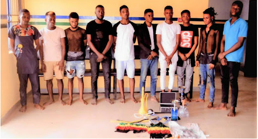 Police raid hotel in Lagos, arrest 57 suspected homosexuals during initiation into gay club
