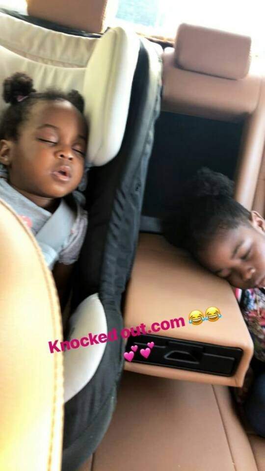 'Nah una go finish my money I don see d future' - Davido says as he shares lovely photos of his daughters