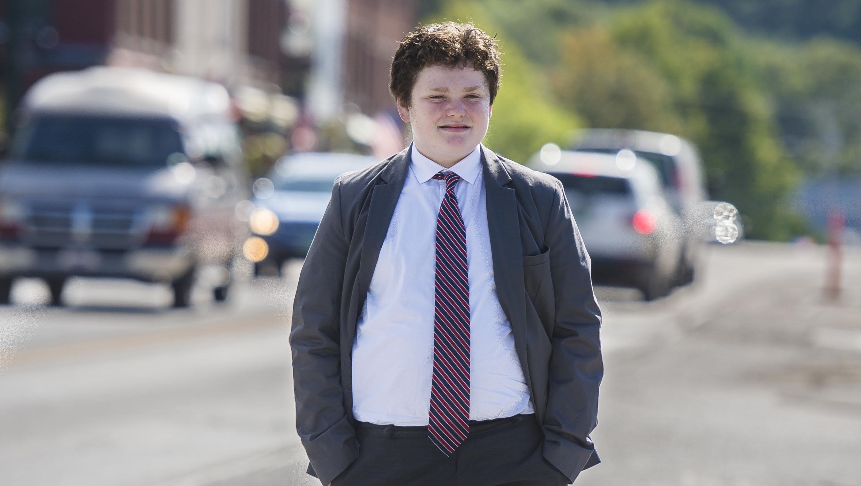 14-year-old boy running for Governor of Vermont, United States (Photos)