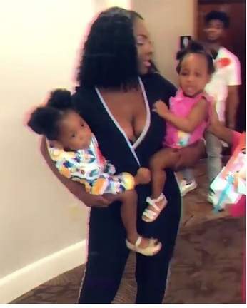 Davido's babymamas unite as their kids bond in Atlanta [Photos]