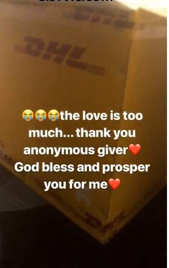 Anonymous Giver Showers Bambam With Expensive Gifts (Photos)