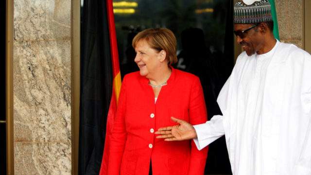 German Chancellor Angela Merkel Arrives Nigeria