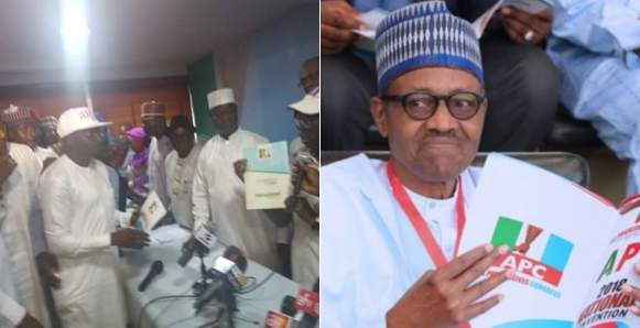 Pro-Muhammadu Buhari Group Obtain Presidential Election Nomination Form On Behalf Of Buhari