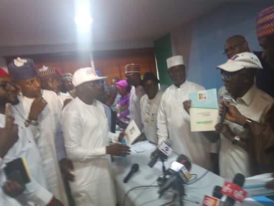 Pro-Muhammadu Buhari Group Obtain Presidential Election Nomination Form On Behalf Of Buhari