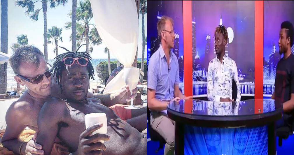 Social media users react to Bisi Alimi and his husband's TV interview (screenshots)